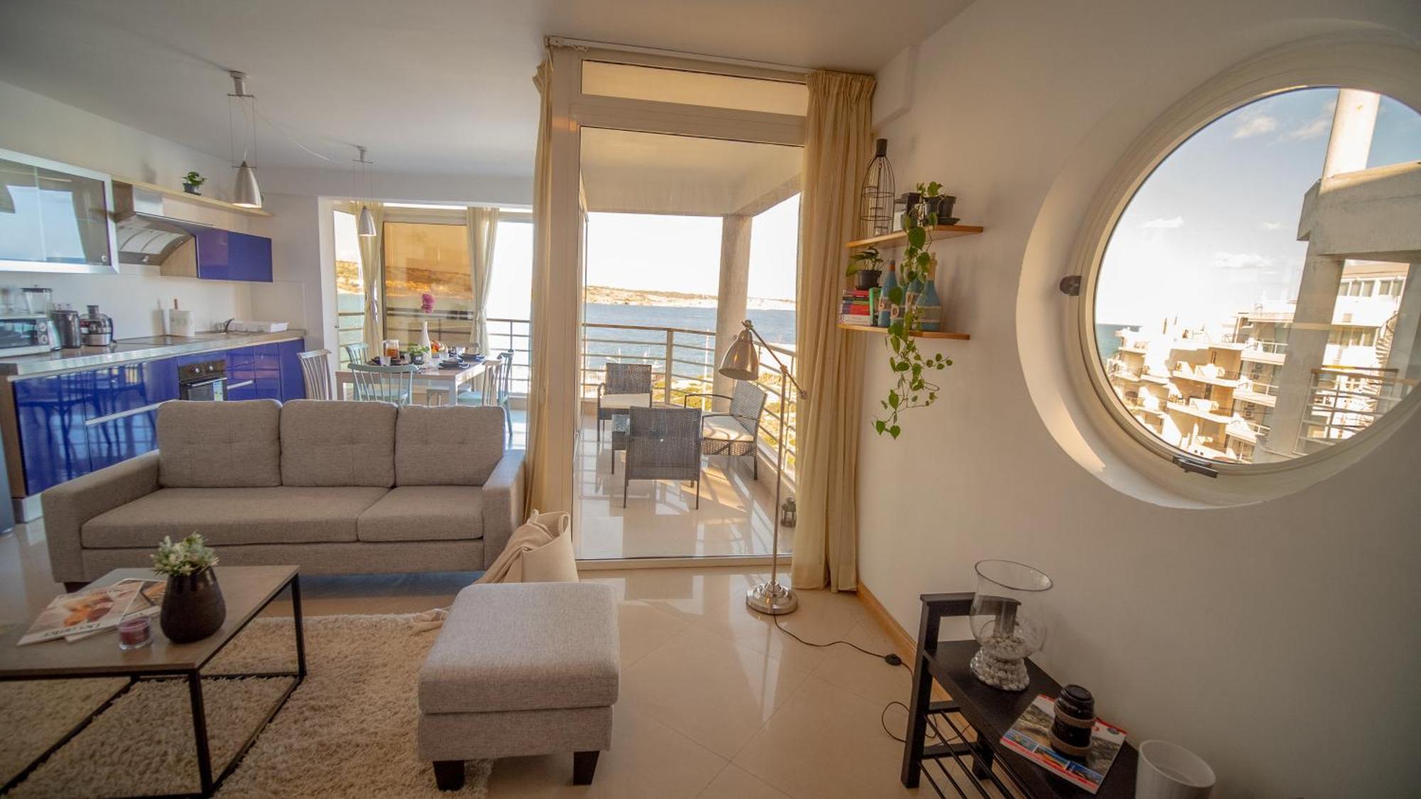 Mellieha Bay 3 Bedroom Apartment "Coastal Comfort" Exterior foto